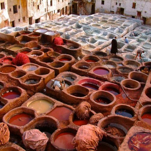 leather tanneries in Fez