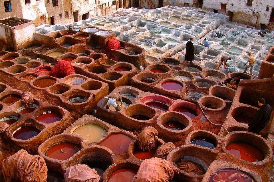 leather tanneries in Fez