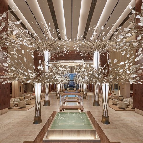 Ξενοδοχείο Ντουμπάι-Mandarin Oriental lobby